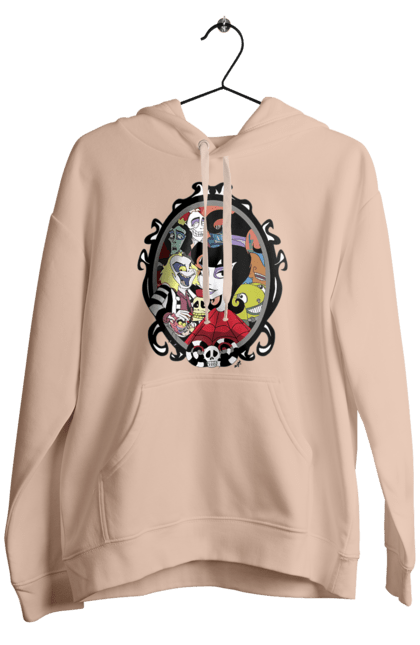 Men's hoodie with prints Beetlejuice. Beetlejuice, comedy, ghost, horror, movie, tim burton, warner bros. 2070702