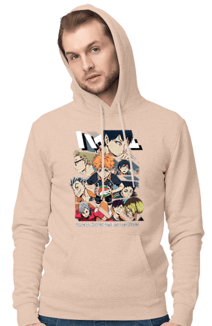 Чоловіче худі з принтом "Волейбол!! Хіната". Anime, haikyu, hinata, manga, shoyo hinata, аніме, волейбол, манга, хіната, шьо хіната. 2070702