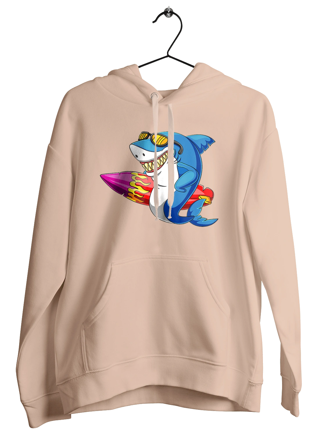 Shark With Glasses Surfing