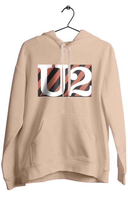 Men's hoodie with prints Group U2. Alternative rock, dance rock, group, music, post-punk, rock, soft rock, tour. 2070702