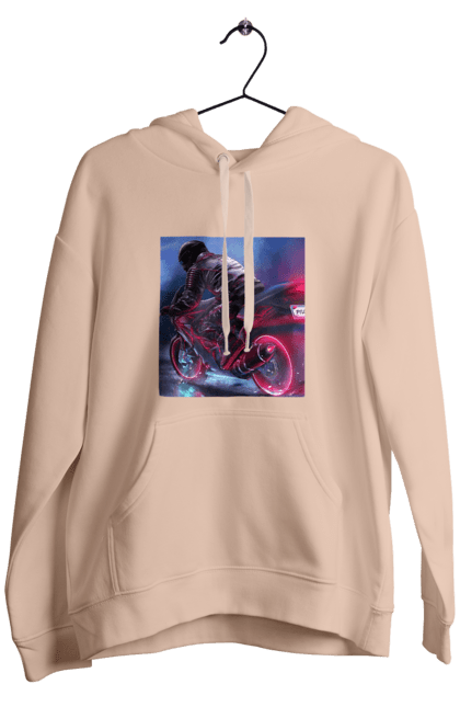 Чоловіче худі з принтом "Мотоцикл". Motolove, мотолов, мотоцикл, опві, україна. 2070702