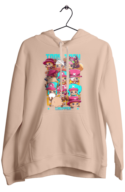 Men's hoodie with prints One Piece Tony Tony Chopper. Adventures, anime, fantasy, light novel, manga, one piece, tony tony chopper, tv series. 2070702