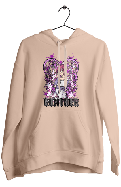 Men's hoodie with prints Seven Deadly Sins Gowther. Adventures, anime, comedy, fantasy, gowther, manga, seven deadly sins. 2070702