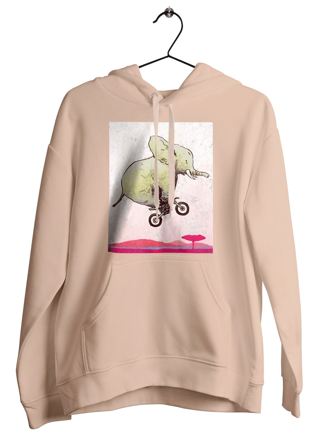 Elephant On A Motorcycle