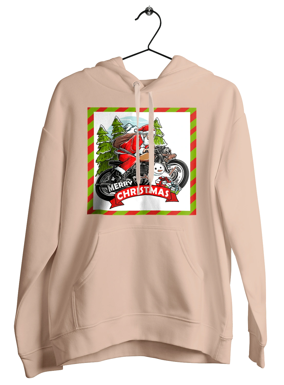 Santa on a motorcycle