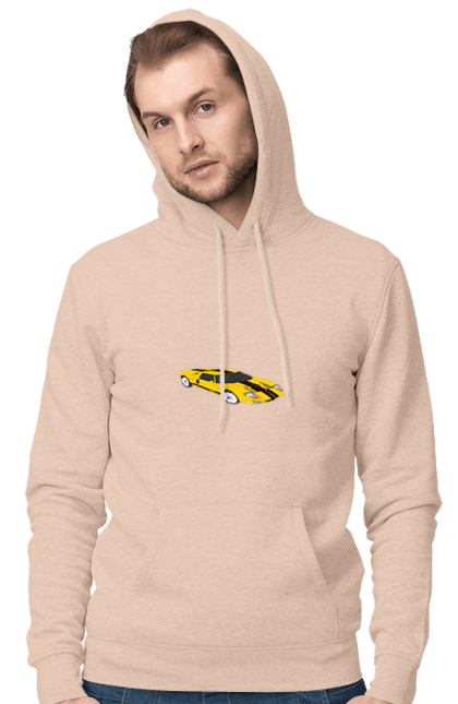 Men`s hoodie with prints Auto. Auto, house, race, speed, sports car. 2070702