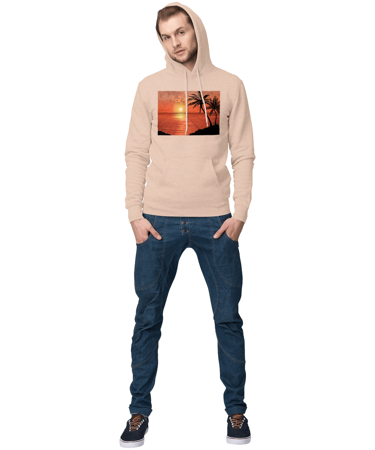 Захід Пальми Море