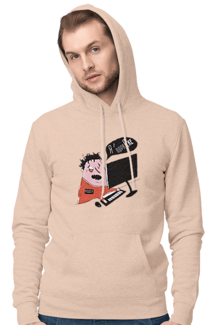 Чоловіче худі з принтом "Я в порядку". Angular, c, css, html, it, javascript, jquery, php, python, react, svelt, vue, айтишник, айті, гумор, код, кодувати, прогер, програміст, програмісти, ти ж, ти ж програміст, тиж програміст. 2070702