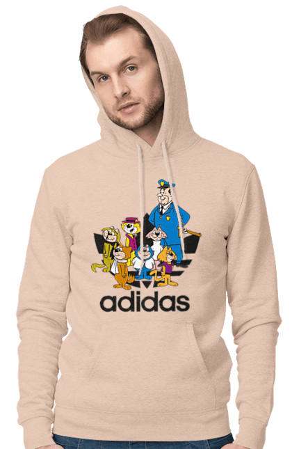 Чоловіче худі з принтом "Adidas Top Cat". Adidas, top cat, адідас, кіт, коти, мульт, мультсеріал. 2070702