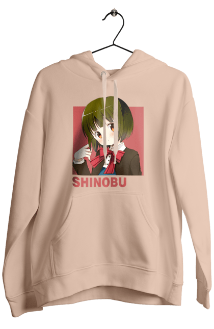 Men's hoodie with prints Kiniro Mosaic Shinobu Omiya. Anime, gold mosaic, kiniro mosaic, kinmoza, manga, shinobu, shinobu omiya. 2070702