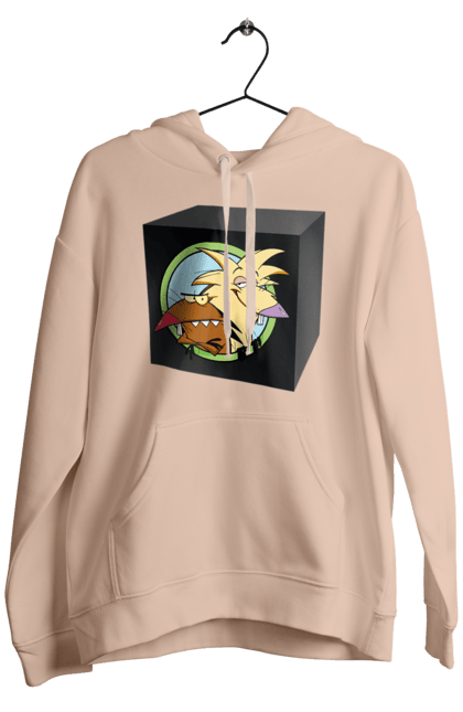 Men`s hoodie with prints Black Box. Ammunition, beaver, black box, box, come back alive. 2070702