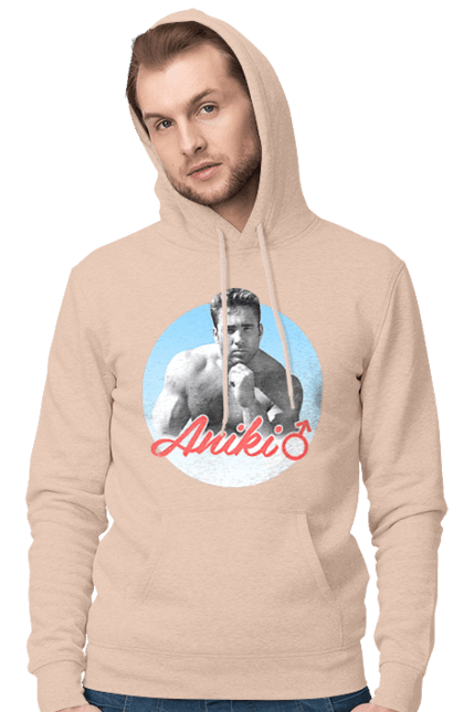 Чоловіче худі з принтом "Біллі Херрінгтон". Аніки, біллі, біллі херрінгтон, гачі, гачімучі, гумор, прикольна, херрінгтон. 2070702