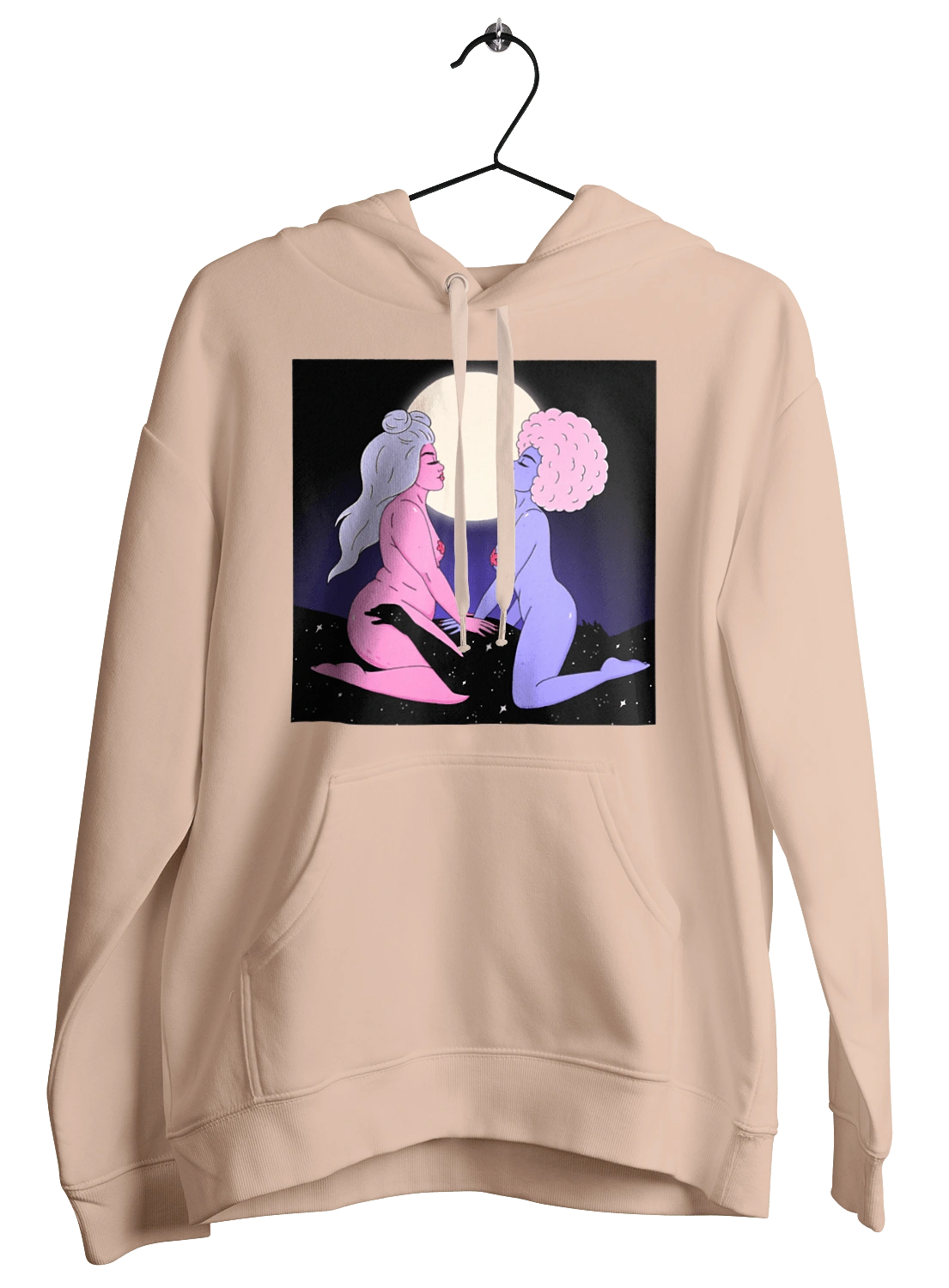 Two Aliens And The Moon