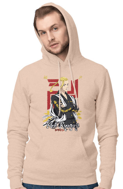 Men's hoodie with prints Tokyo Revengers Draken. Anime, draken, ken ryuguji, ken-chin, manga, serial, tokyo manji gang, tokyo revengers. 2070702