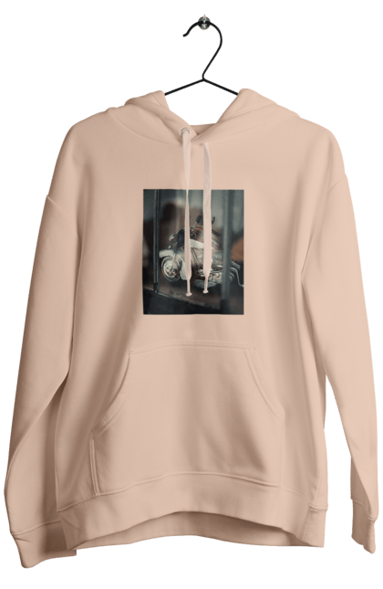 Чоловіче худі з принтом "Мото". Байк, дорога, мото, сила, швидкість. 2070702