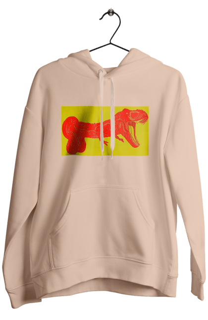 Чоловіче худі з принтом "Член Динозавр". Динозавр, писюн, член. 2070702