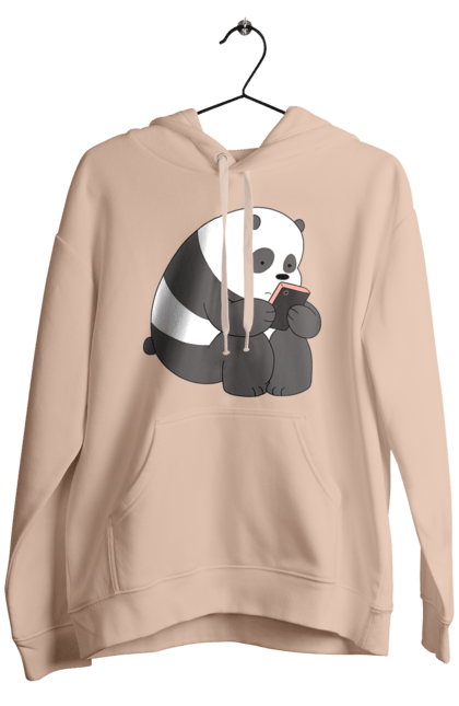 Чоловіче худі з принтом "Панда". Panda, медведь, мишка, панда. futbolka.stylus.ua