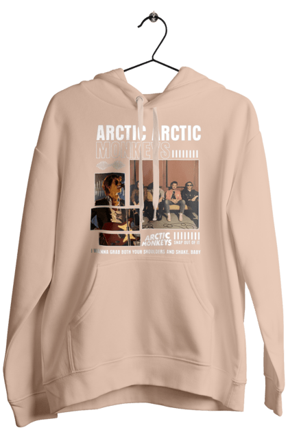 Men's hoodie with prints Arctic Monkeys. Arctic monkeys, garage rock, group, indie rock, music, post-punk revival, psychedelic rock, rock. 2070702