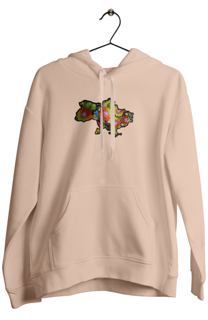 Men`s hoodie with prints Spravzhnya Ukraine. Barvie, beauty, colors, kviti, leafing through, mood, petals, spravzhnya ukraine. 2070702
