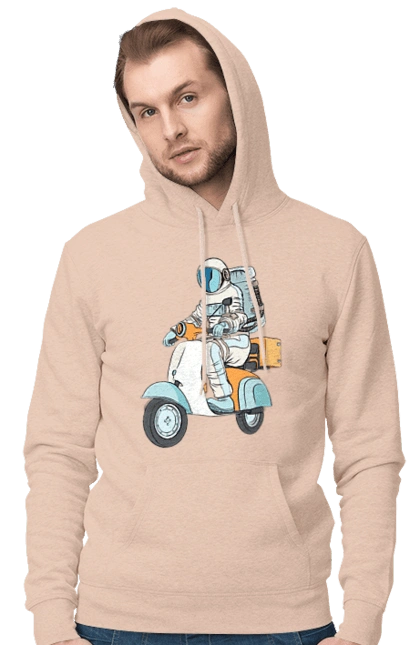 Astronaut on a motorcycle