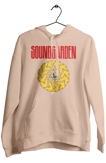 Men's hoodie with prints Soundgarden. Alternative rock, group, grunge, hard rock, metal, music, rock, sound garden, soundgarden. 2070702