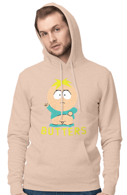 Men's hoodie with prints South Park Butters. Butters, cartoon, leopold stotch, south park. 2070702