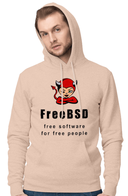 Чоловіче худі з принтом "Freebsd Для Вільних". Bsd, freebsd, unix, адміністратор, айті, айтішник, безкоштовна, безкоштовно, бестія, вільна, демон, демонесса, доступність, незалежність, операційна система, ос, програміст, програмне забезпечення, свобода, сисадмін, система, системний адміністратор, софт, текст, червоний, чорний. 2070702
