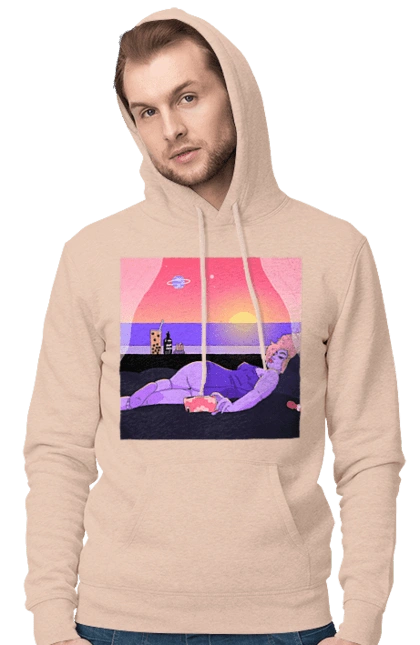 Purple Girl On Vacation