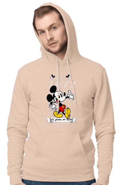 Чоловіче худі з принтом "Міккі Маус". Mickey mouse, дісней, міккі, міккі маус, мультфільм. 2070702