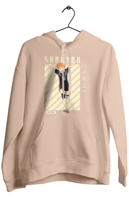 Men`s hoodie with prints Haikyu!! Hinata. Anime, haikyu, hinata, manga, shoyo hinata, sports anime, volleyball. 2070702