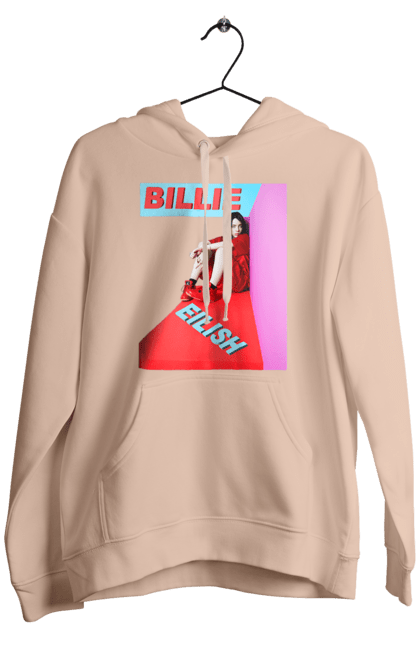 Чоловіче худі з принтом "Біллі Айліш". Біллі айліш, логотип біллі айліш, принт біллі айліш, співачка біллі айліш. 2070702