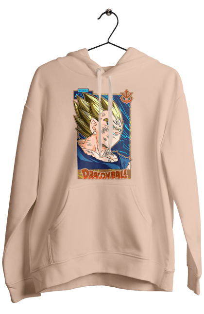 Чоловіче худі з принтом "Перли дракона Вегета". Anime, dragon ball, goku, majin vegeta, manga, vegeta, аніме, вегета, манга, перли дракона. 2070702