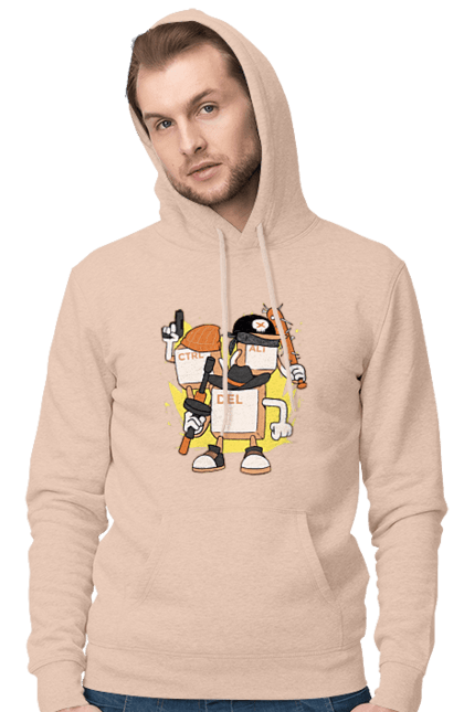 Чоловіче худі з принтом "Ctrl alt del Програмерський екшен". 404, andoid, aws, backend, c++, cloud, css, data, dev, devops, frontend, geek, git, github, go, golang, google, hacker, html, ios, java, javascript, jquery, js, linux, nodejs, php, python, react, science, script, web, геймер, гік, дата, клавіши, код, компьютер, лінукс, мова, облако, пайтон, пингфин, программист, програмування, талисман, хакер. 2070702