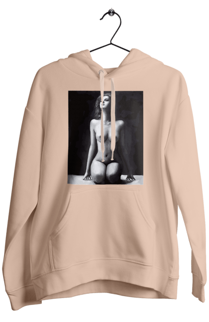 Чоловіче худі з принтом "Краса тіла". Вигини жіночого тіла, грація тіла, груди, жіноче тіло, жіночі груди, краса тіла. 2070702