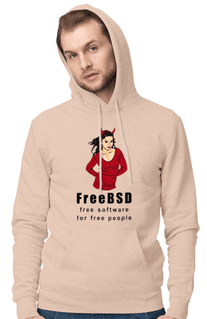 Чоловіче худі з принтом "Freebsd Для Вільних". Bsd, freebsd, unix, адміністратор, айті, айтішник, безкоштовна, безкоштовно, бестія, вільна, демон, демонесса, доступність, незалежність, операційна система, ос, програміст, програмне забезпечення, свобода, сисадмін, система, системний адміністратор, софт, текст, червоний, чорний. 2070702