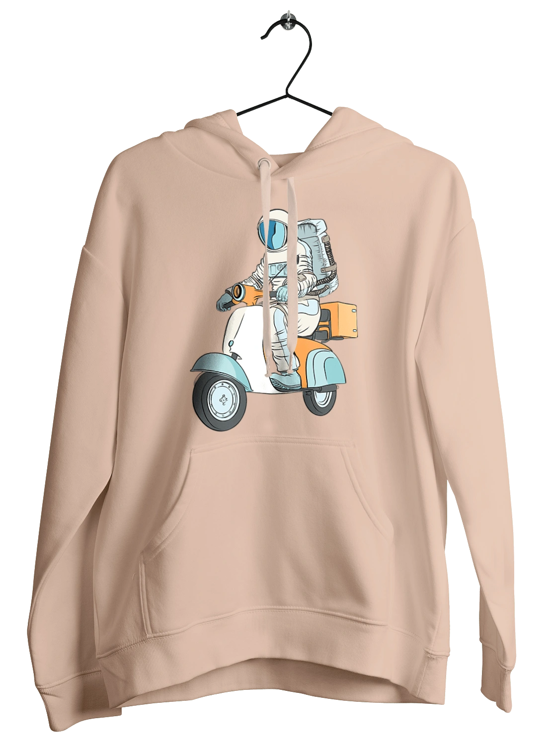 Astronaut on a motorcycle