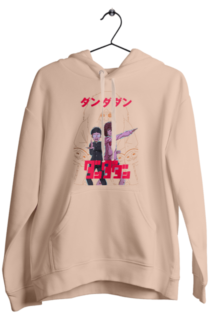 Men`s hoodie with prints Dandadan. Anime, ayase, dandadan, ken takakura, manga, momo ayase, okarun, takakura. 2070702