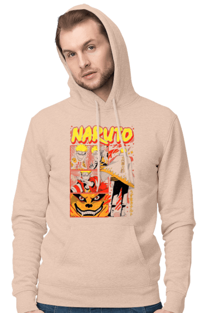 Чоловіче худі з принтом "Наруто". Naruto, аніме, манга, наруто, ніндзя, персонаж, серіал. 2070702