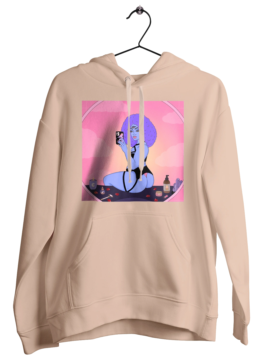 Фіолетова Дівчина Фото У Дзеркалі