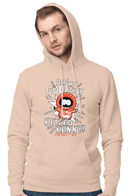 Men's hoodie with prints South Park Kenny. Cartoon series, kenny, kenny mccormick, south park. 2070702