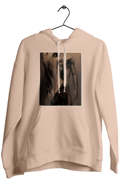 Чоловіче худі з принтом "Інтрига". Взаємність, захоплення, інтрига, любов, неможливо встояти, секс, чоловік і жінка. 2070702