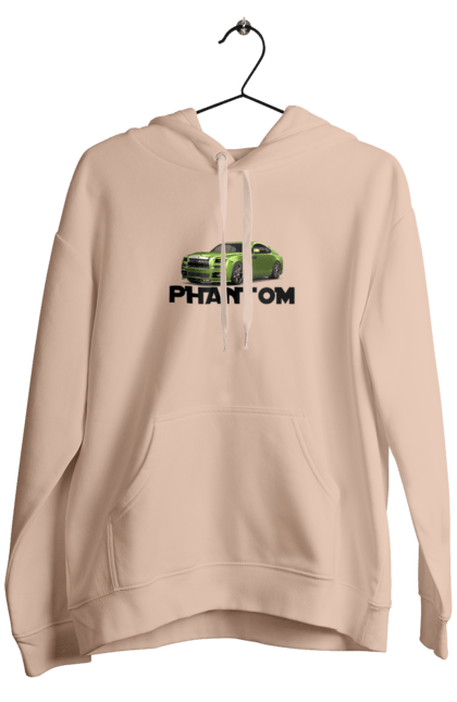 Men`s hoodie with prints Rolls royce. Auto, car, luxury class, phantom, rolls royce, sedan. 2070702