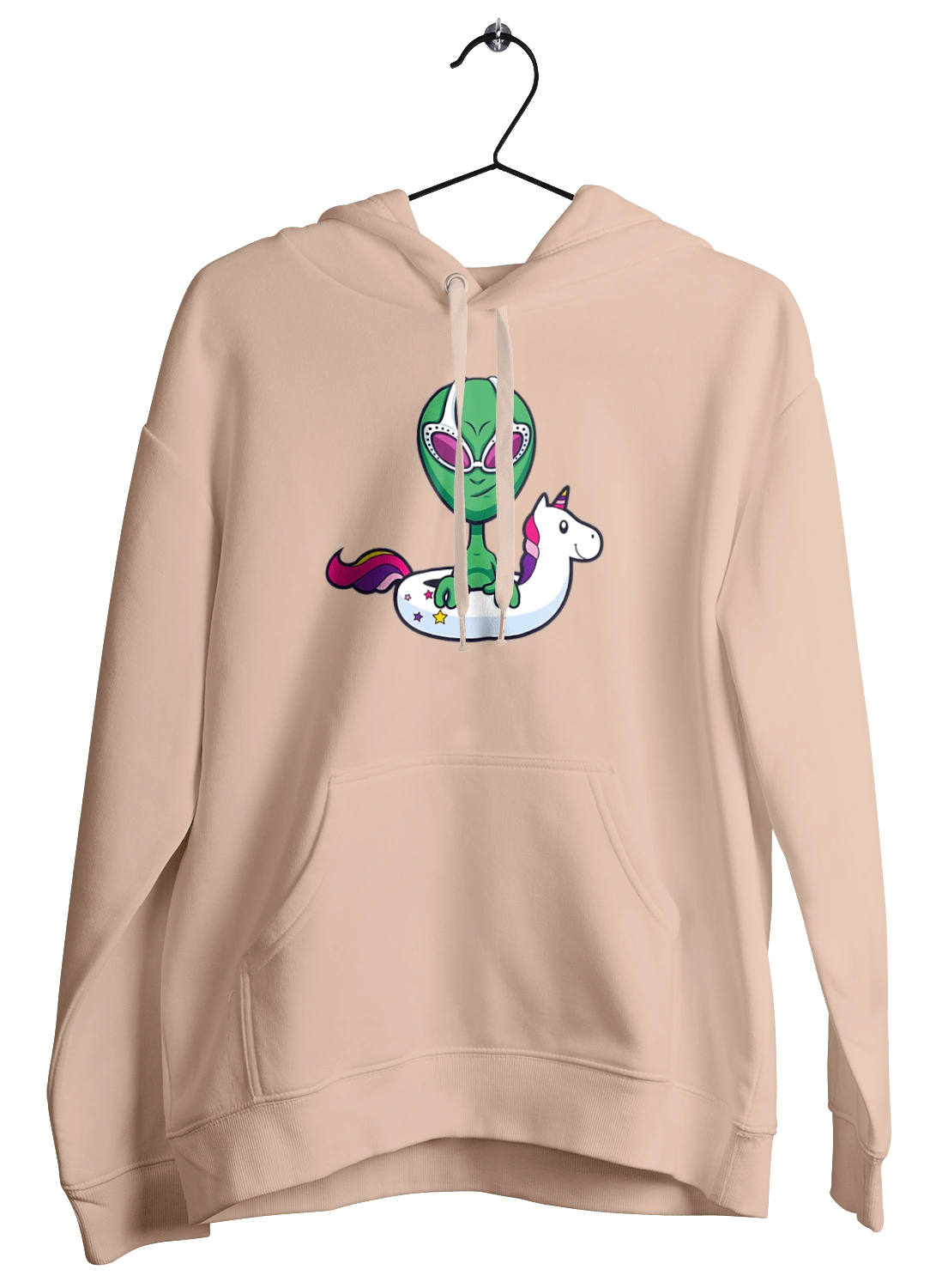 Alien Floats In A Circle