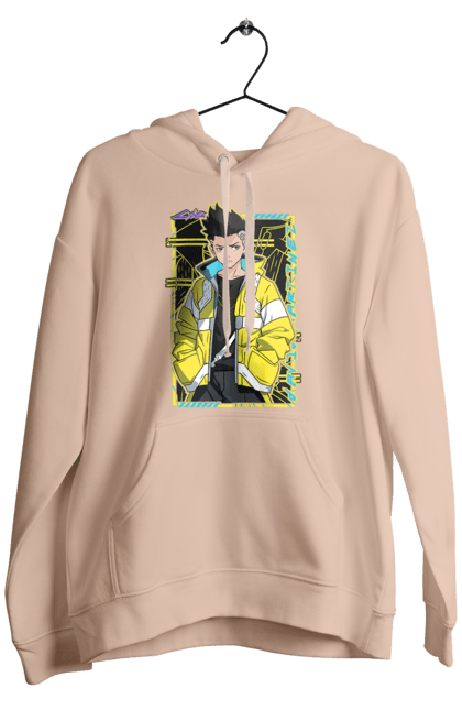 Men`s hoodie with prints Cyberpunk: Edgerunners David. Anime, cd project, cyberpunk, david, edgerunners, game, netflix, video game. 2070702