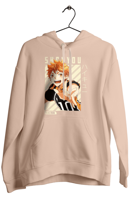 Men`s hoodie with prints Haikyu!! Hinata. Anime, haikyu, hinata, manga, shoyo hinata, sports anime, volleyball. 2070702