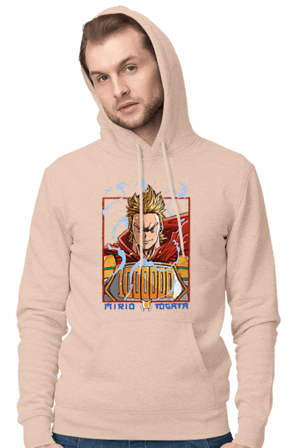 Чоловіче худі з принтом "Моя академія героїв Лемілліон". Lemillion, mirio togata, my hero academia, академія юей, аніме, лемілліон, манга, міріо тогата, моя геройська академія. 2070702