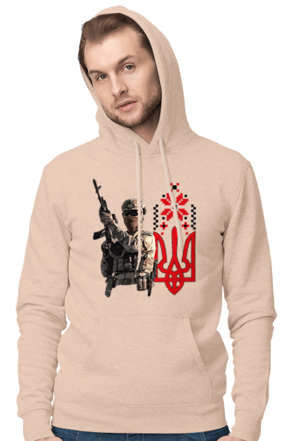 Men`s hoodie with prints Offensive guard. Counteroffensive, f 16, himars, leopard, offensive guard, patriot, summer 2023, summer counteroffensive, victory. 2070702