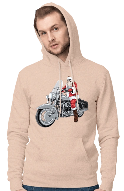 Santa On A Motorcycle