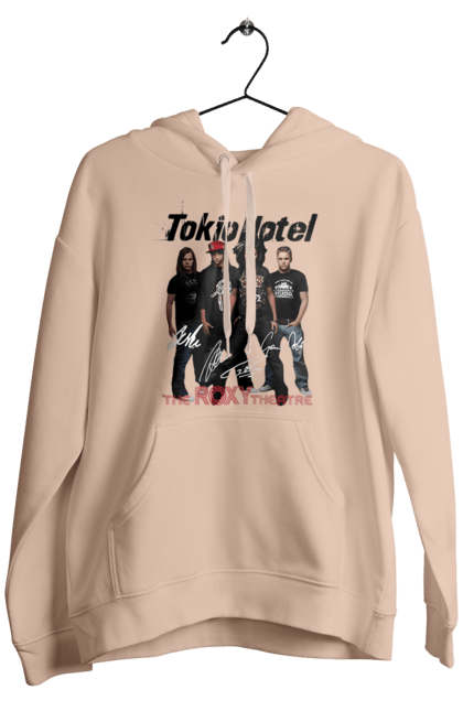 Men's hoodie with prints Tokio Hotel. Alternative rock, electronic rock, group, music, pop, pop rock, power pop, rock, tokio hotel. 2070702