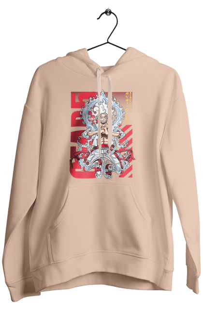 Men's hoodie with prints One Piece Luffy. Anime, luffy, manga, monkey de luffy, one piece, pirates. 2070702